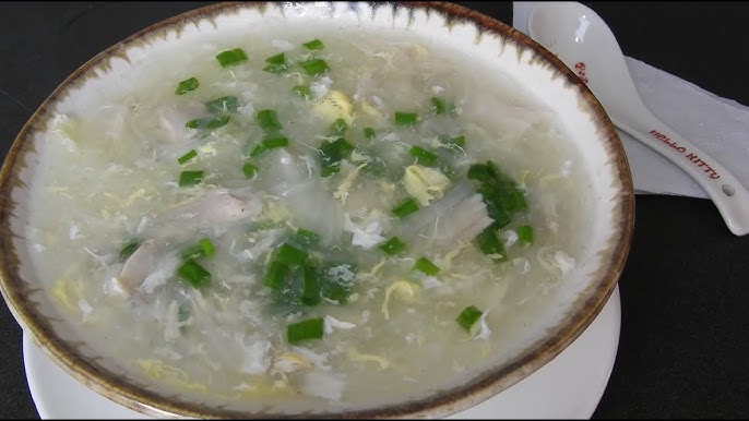 Sopa tradicional wuwuchu, con un toque especial.